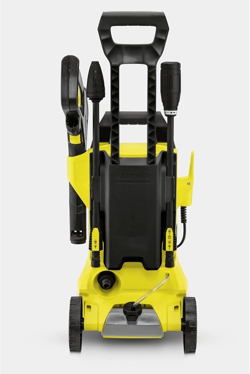 Kärcher K 3 Power Control pressure washer, pressure: 120 bar, flow rate: 380 l/h, yield: 25 m²/h, water filter, weight: 4.4 kg, high-pressure gun and hose, lance, turbo nozzle