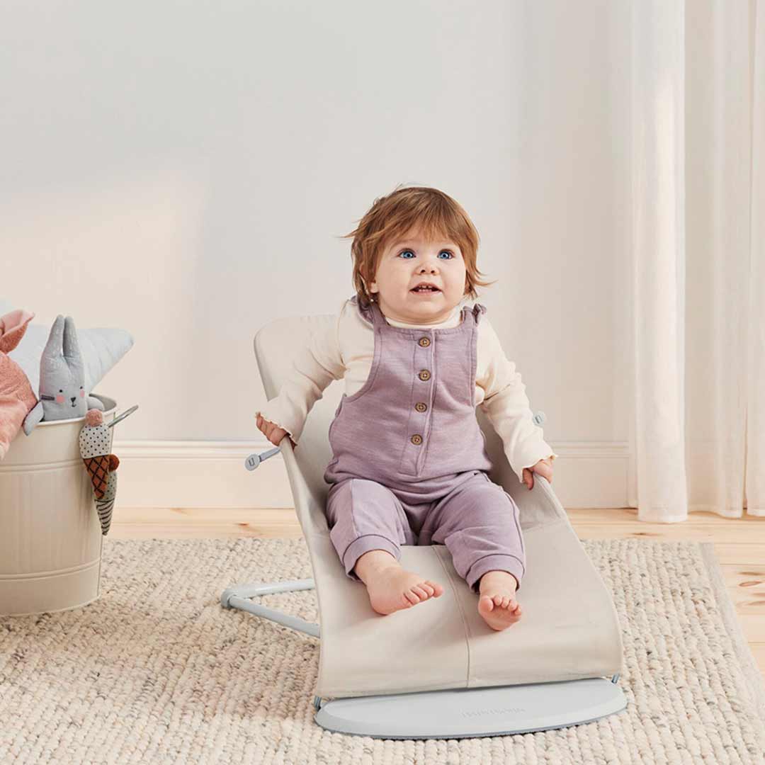 Hamaca BabyBjorn Bliss - Jersey 3D - Beige claro