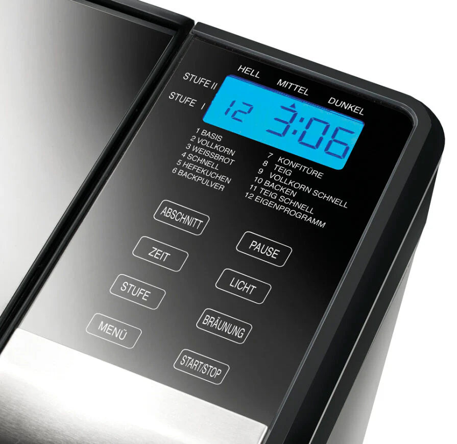 2025 Máquina de pan Backmeister® Top Edition 615 W con 11 programas y capacidad de hasta 1.200 g