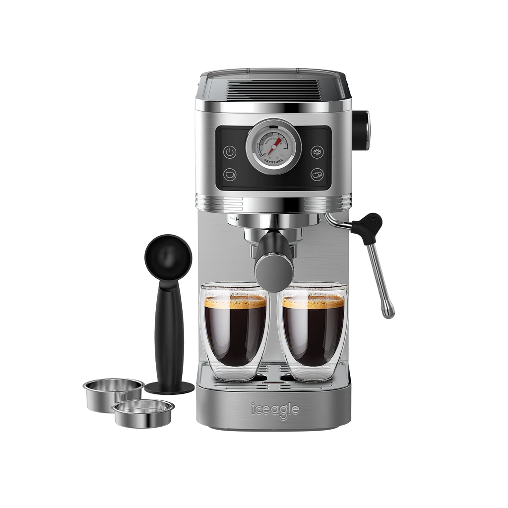 2025 Máquina de espresso Iceagle CM1660B con vaporera – 1350 W