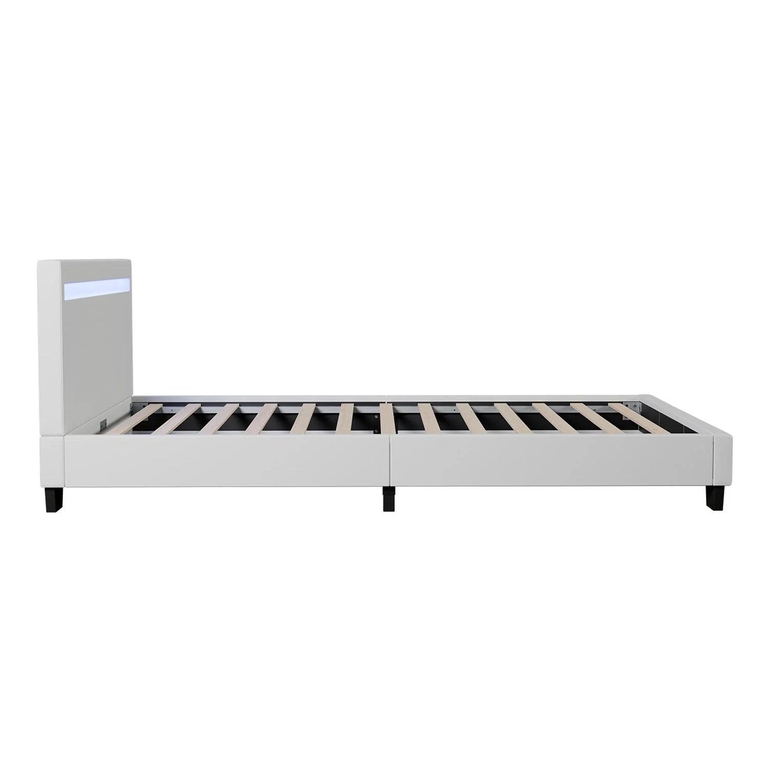 2025 Cama tapizada Verona 120x200 cm en blanco