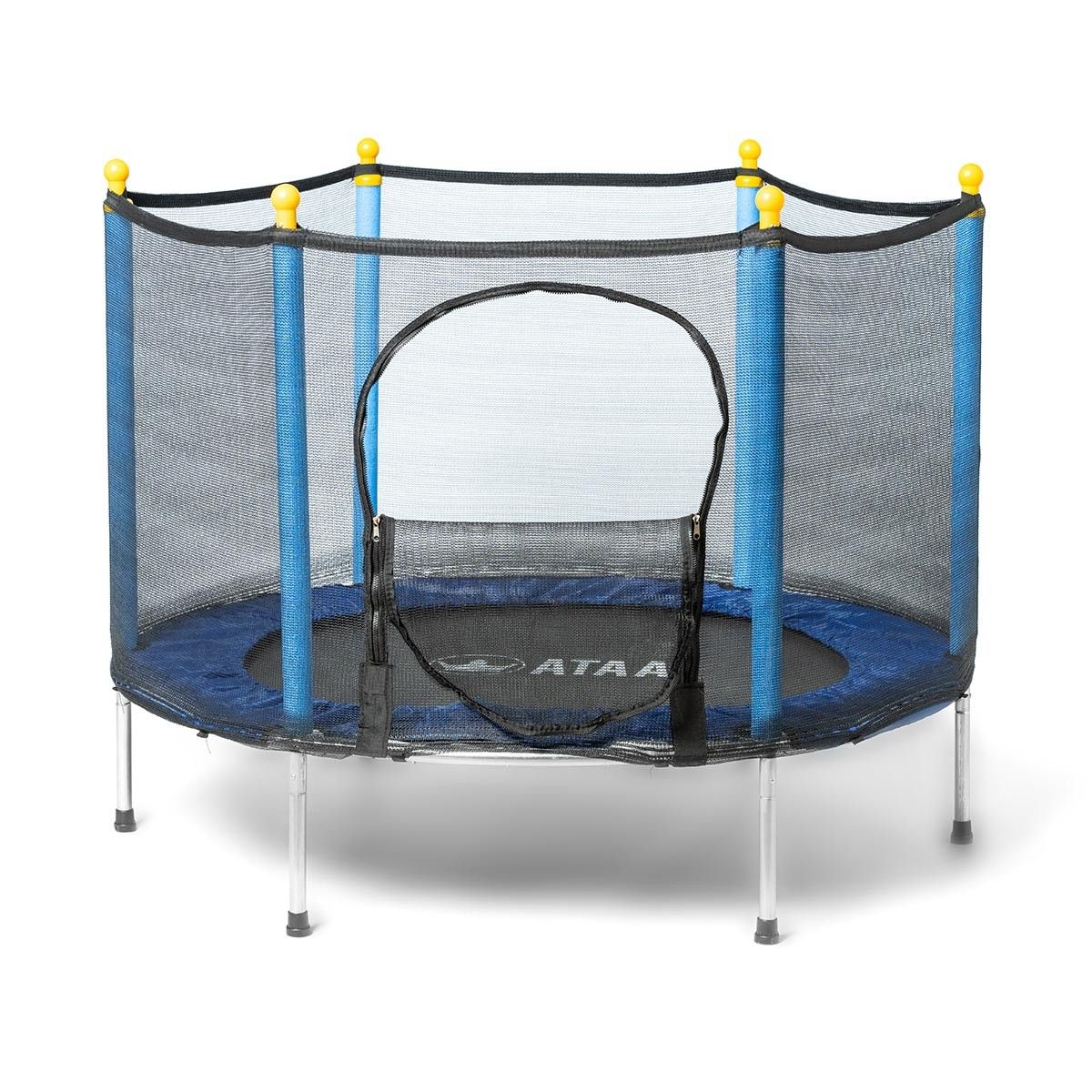Cama Elástica Infantil Salty 140 Azul - Juegos Y Juguetes Infantiles Para Niños Al Aire Libre