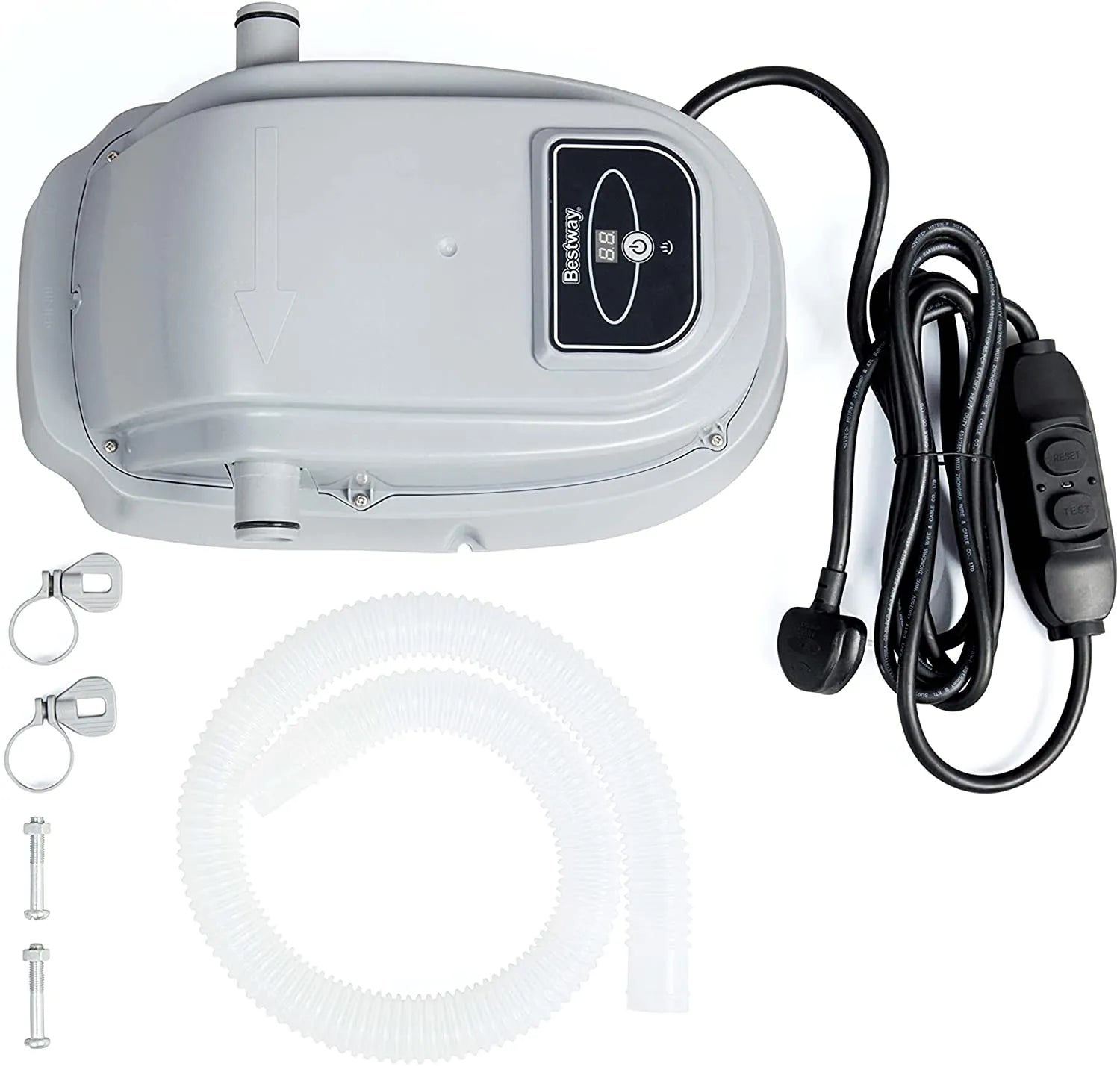 2025 Calentador de piscina Bestway 58259 – Calentador eficiente de agua para piscinas elevadas de hasta 4,57 m de diámetro