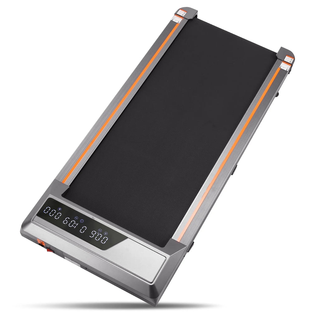 Cinta de correr Naipo 2,5 CV para uso doméstico con pantalla LCD, ruedas de transporte y capacidad máxima de 120 kg.