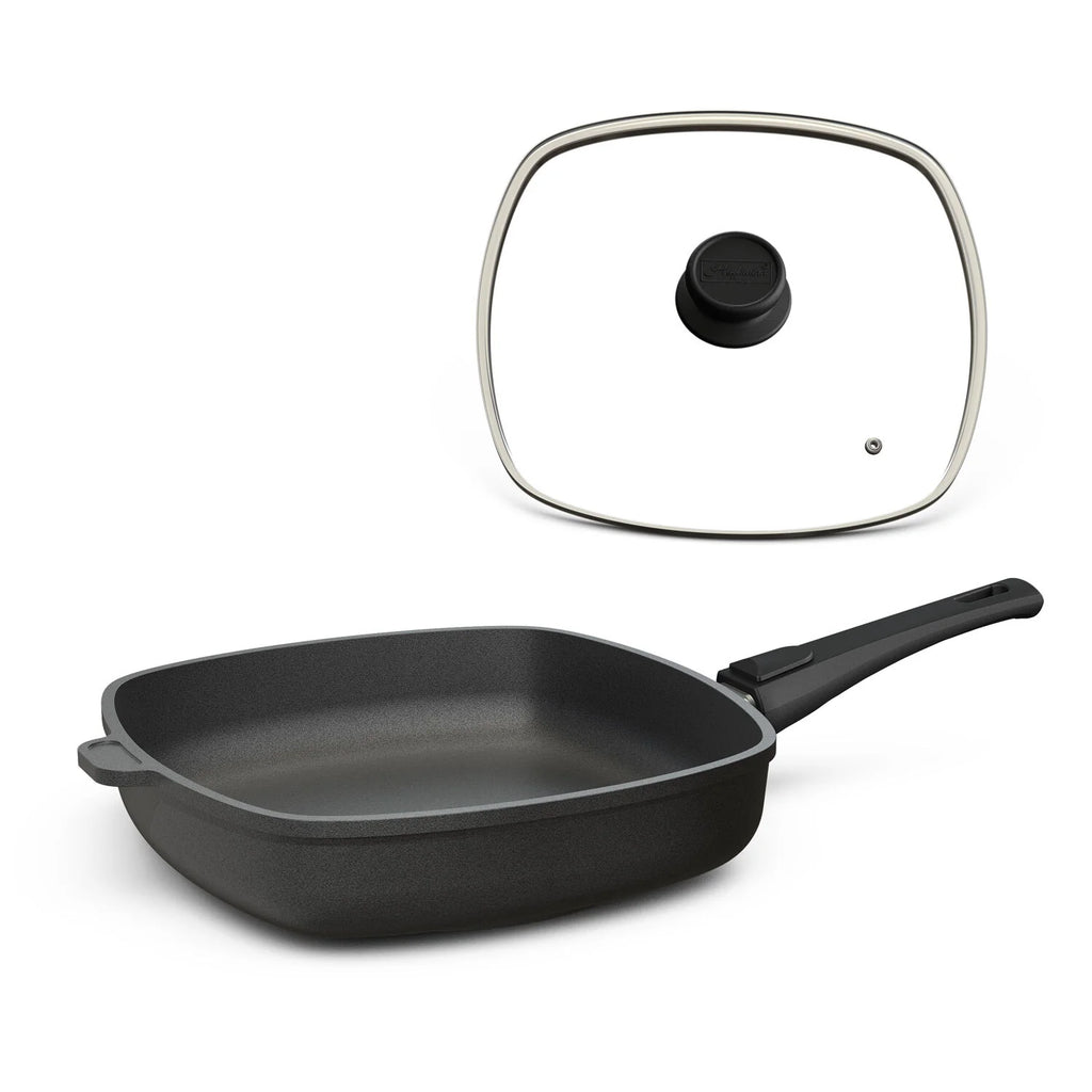 2025 Sartenes cuadradas 20-28 cm con tapa opcional