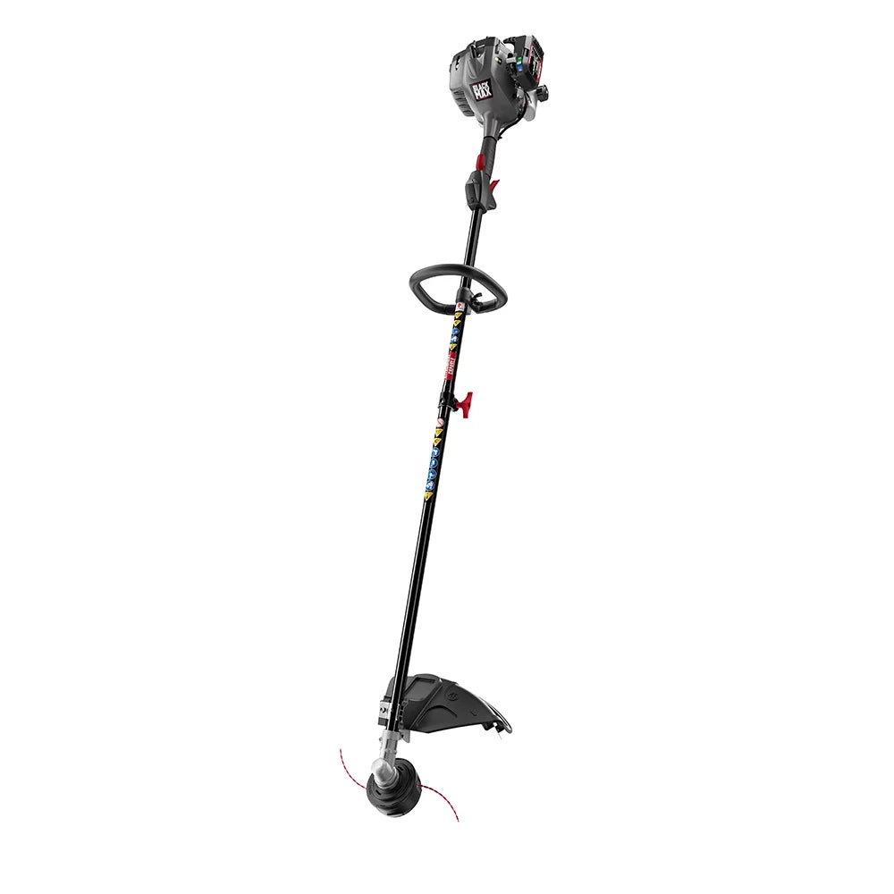 2025 Desbrozadora a gasolina Black Max 2 tiempos 25cc con eje recto y capacidad para accesorios