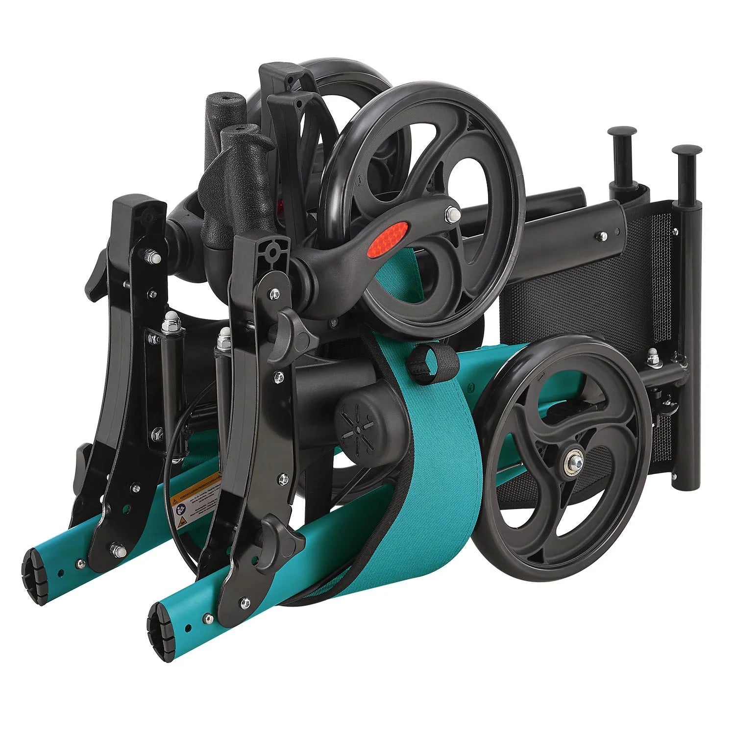 2025 Andador de aluminio Vital con asiento – Ligero, plegable y seguro