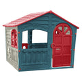 Casita Para Niños De Plastico "fun" - 1,40 X 1,11 X 1,15 M - Azul