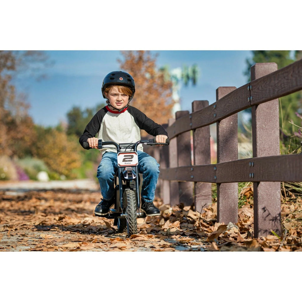 2025 Moto Cross Eléctrica para Niños Razor Dirt Rocket MX125 - Negra
