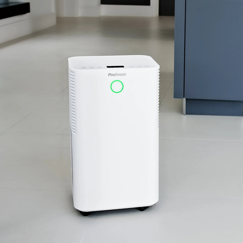 Deshumidificador silencioso y de bajo consumo OmniDry 12L – Blanco