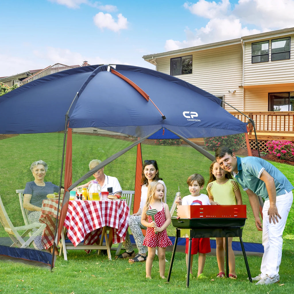 2025 Campros Screen House Room tienda de sombra 12' x 10', azul.