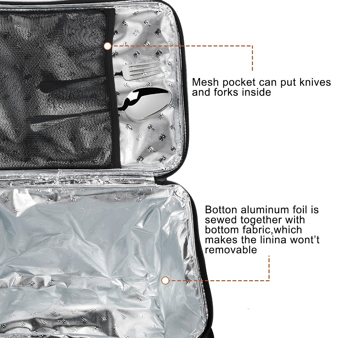 2025 Bolsa Isotérmica para Entrega de Alimentos, Bolsa Térmica para Frío y Calor, Apta para Catering, Musbus, Verde