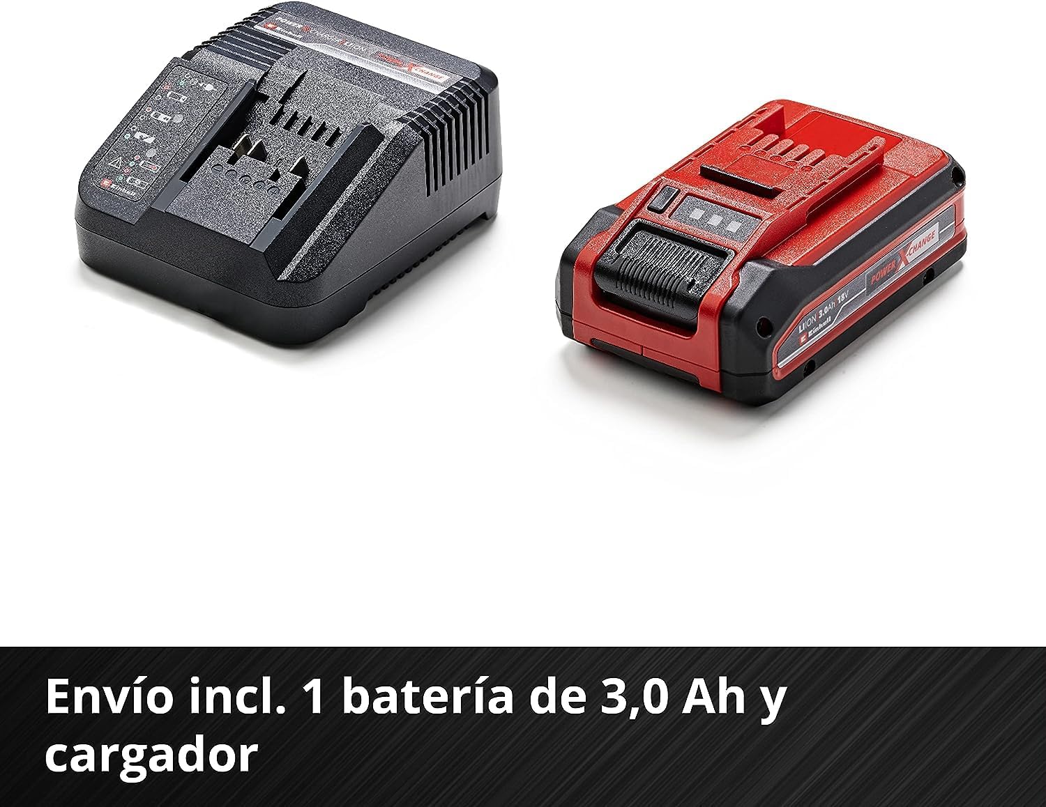 Einhell GE-CM 18/30 Li Battery Powered Lawn Mower Kit Power X-Change (18 V, 30 cm Cutting Width, Up to 150 m², Brushless, 25L Collecting Bag, 30-70 mm Cutting Height, with 3.0 Ah Battery and Charger)