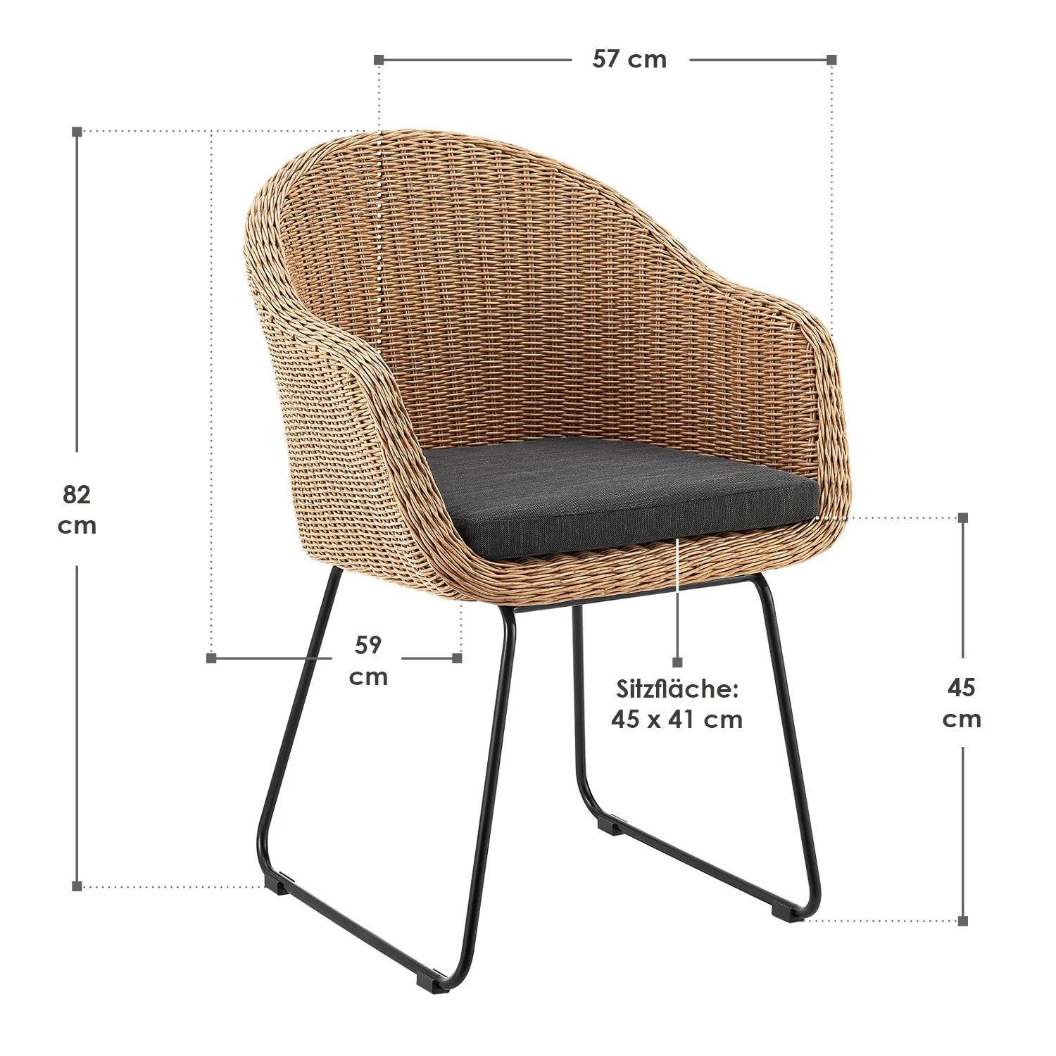 2025 Sillones de ratán Cody