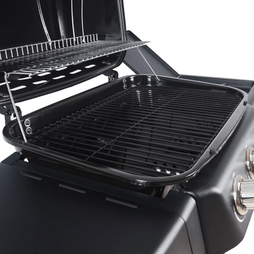 2025 Parrilla a gas RevoAce de 3 quemadores con quemador lateral, color azul zafiro, modelo GBC1729WBS, nueva