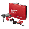 2025 Milwaukee 2717-22HD M18 FUEL Martillo perforador SDS-Max 1-9/16" con 2 baterías