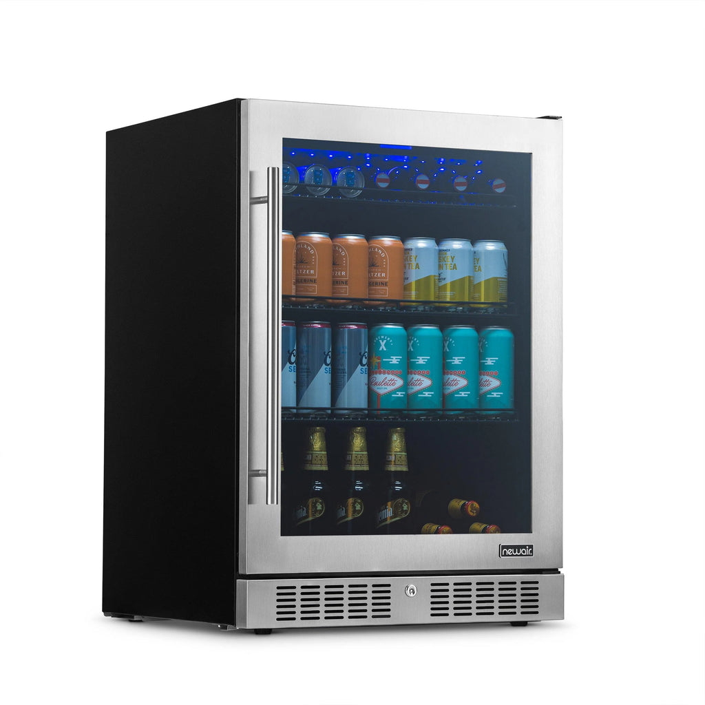 2025 Newair® Refrigerador de Bebidas Empotrable en Acero Inoxidable – 224 Latas – 24"