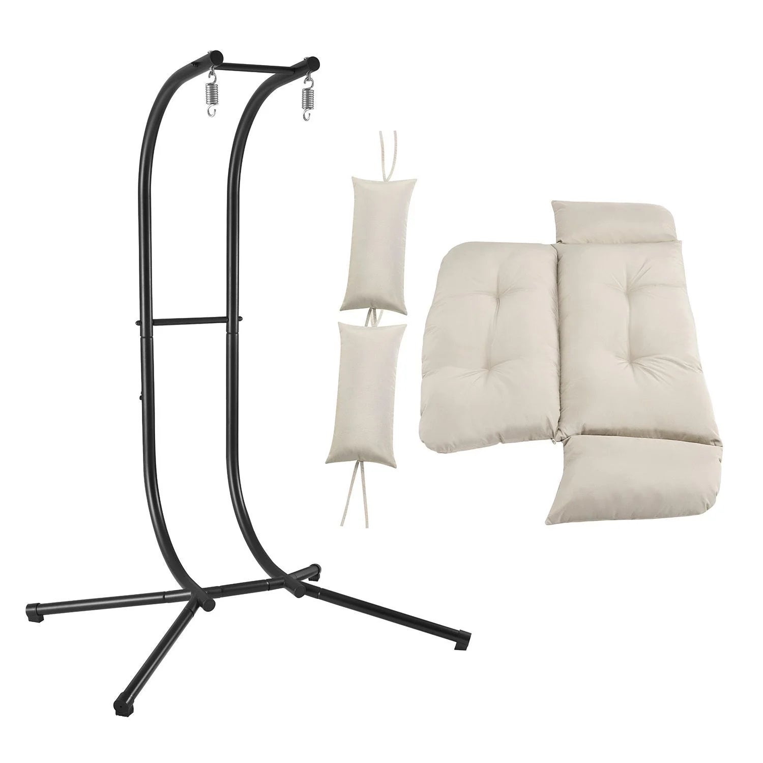 2025 Sillón colgante doble de resina trenzada Aria