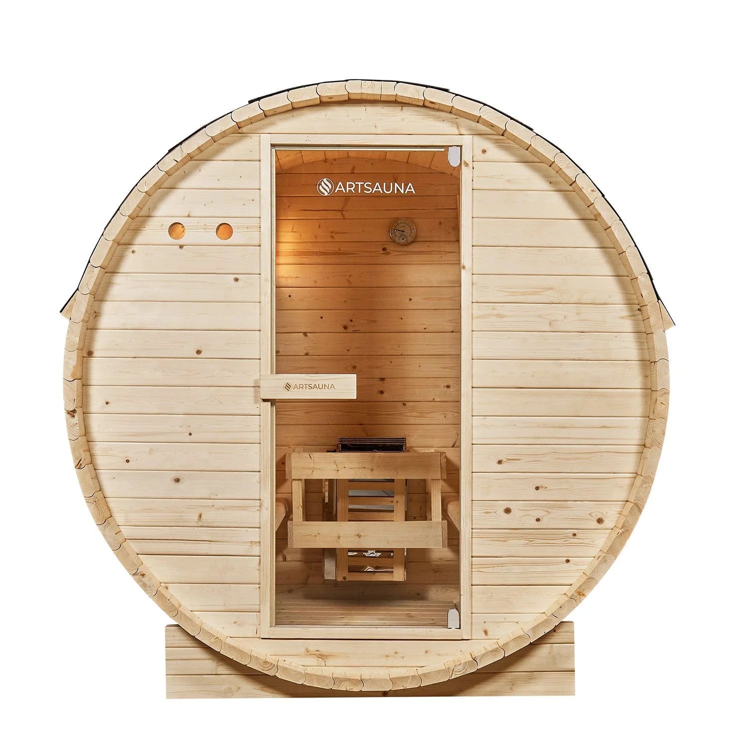 2025 Sauna barril Spitzbergen con estufa de sauna