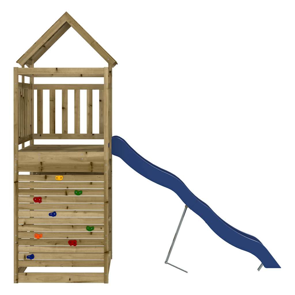 Parque Infantil De Exterior Madera De Pino Impregnada Vidaxl