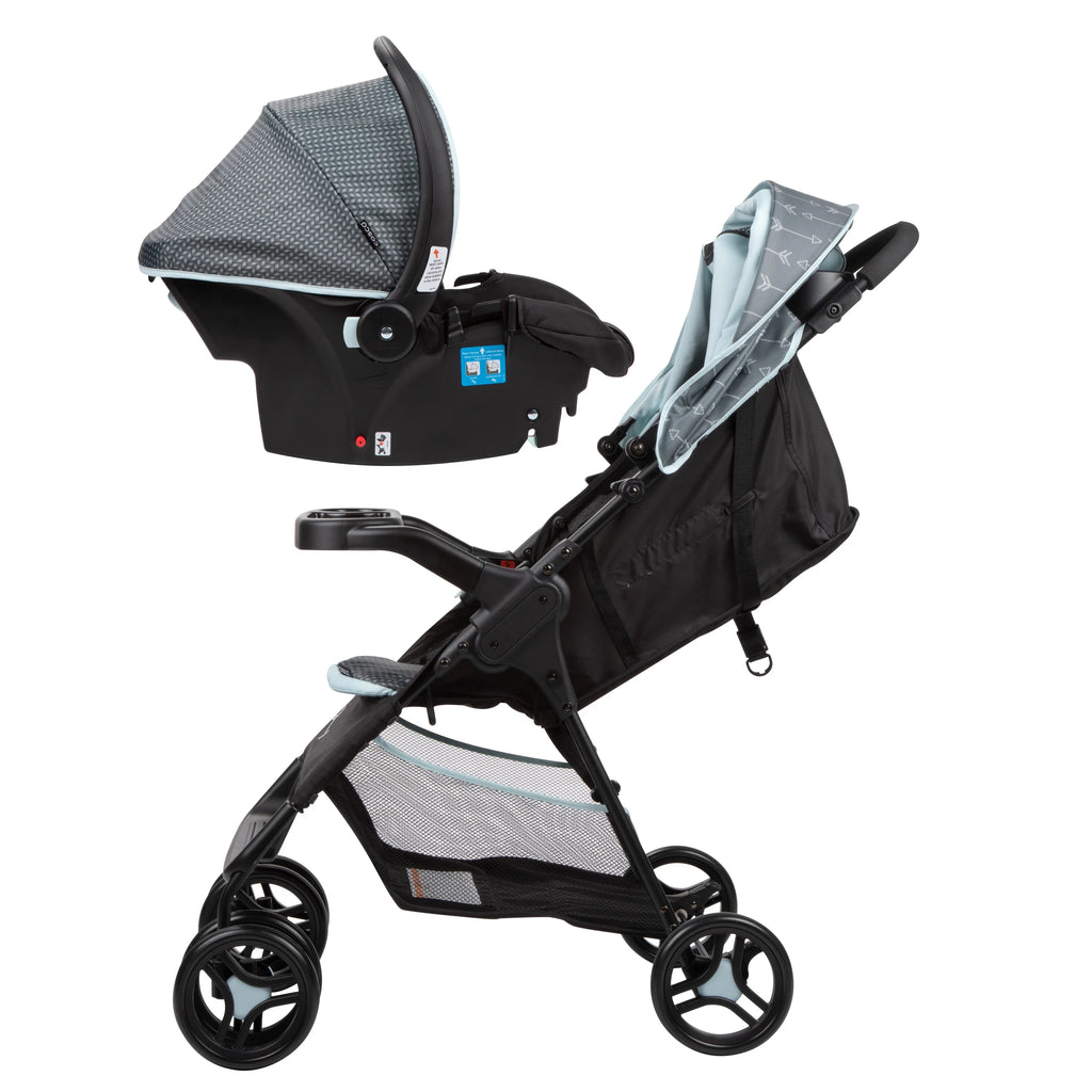 2025 Cosco Kids Lift & Stroll DX Sistema de viaje, flechas grises, para niños pequeños, unisex
