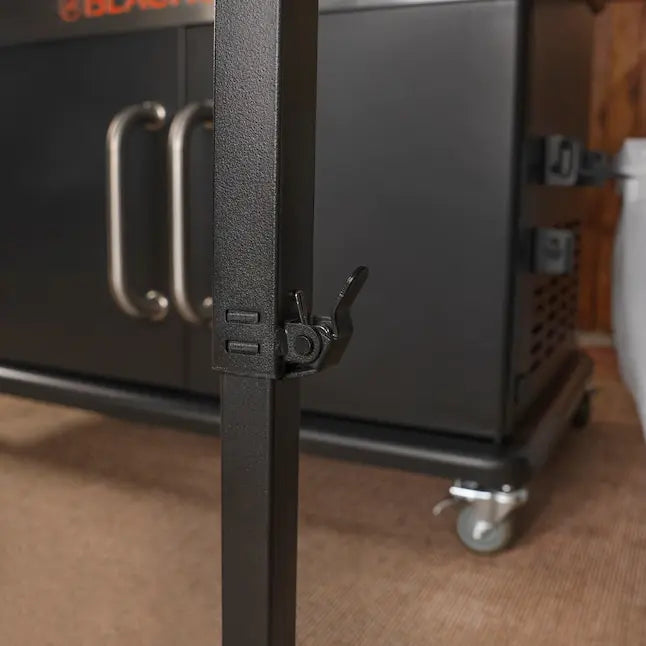 Mesa de Cocina Blackstone de 36" con Parrilla Plana, Parrilla de Gas Propano con 4 Quemadores y Mesa Lateral