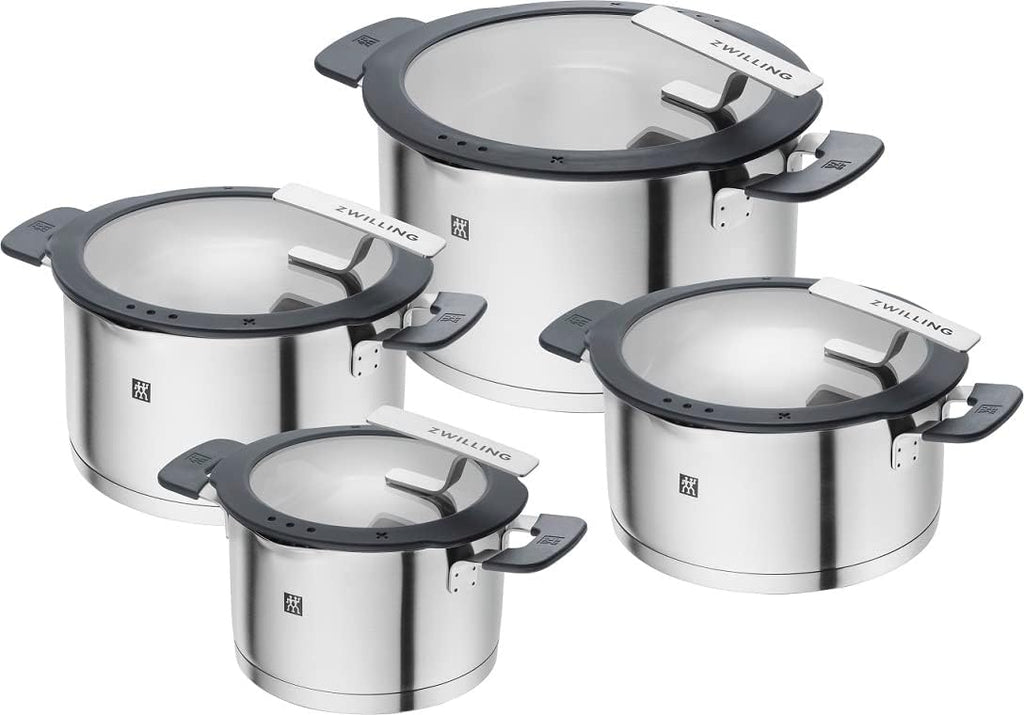 ZWILLING SIMPLIFY 66870-005-0 Pots set Stainless steel 5 pcs. Stainless steel, Silver Black