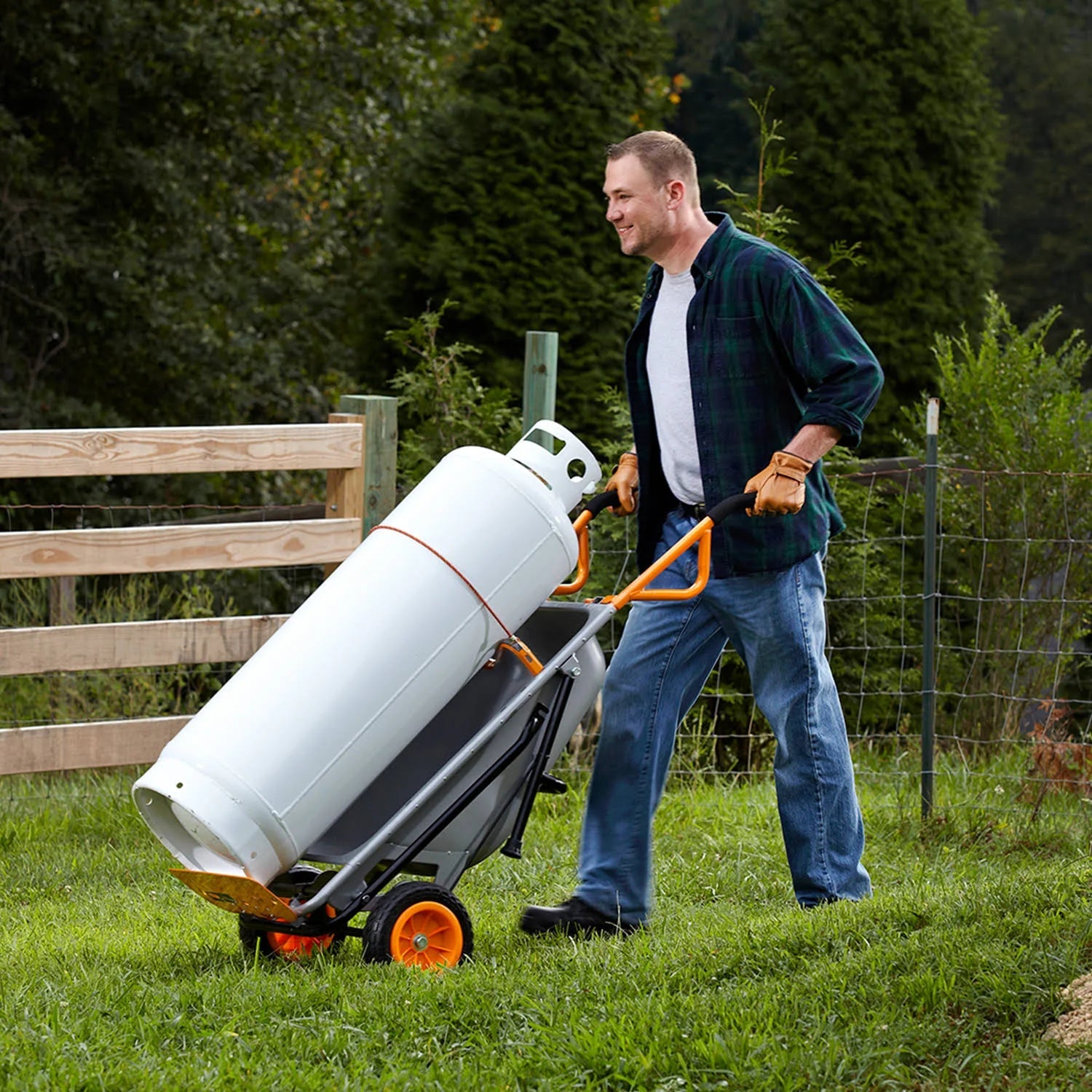 Carretilla multifuncional Worx Aerocart 8 en 1
