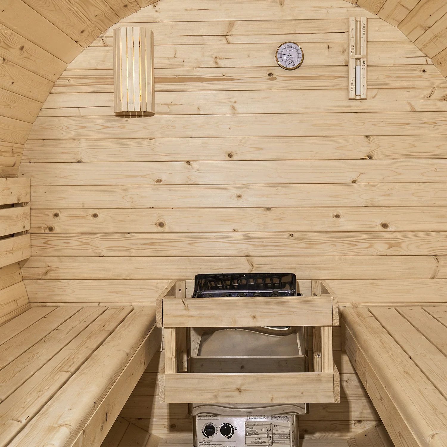 2025 Sauna barril Spitzbergen con estufa de sauna