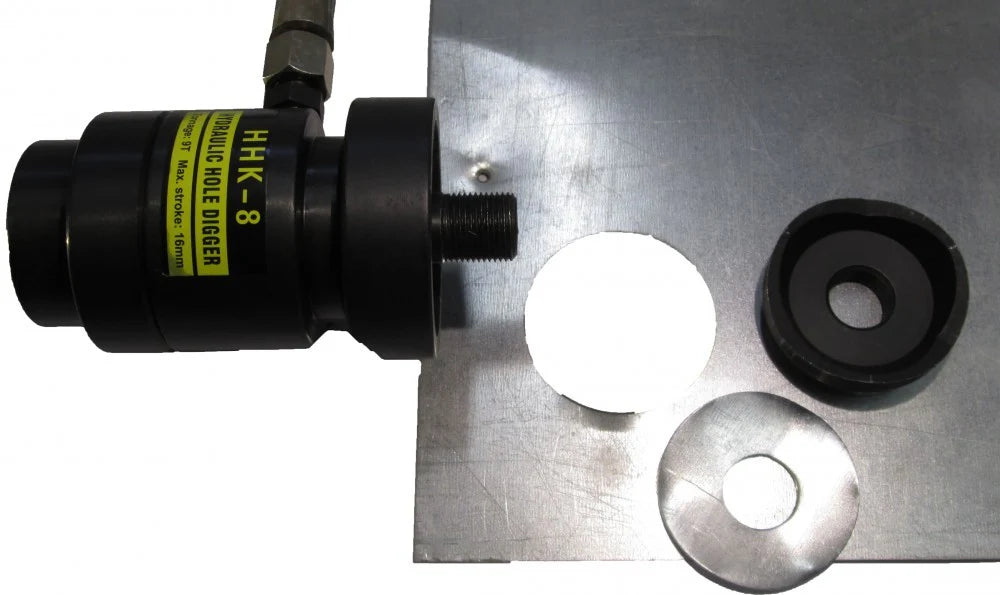 2025 Punzonadora hidráulica para chapa 9T / Ø16–51 mm – Modelo K-8-A