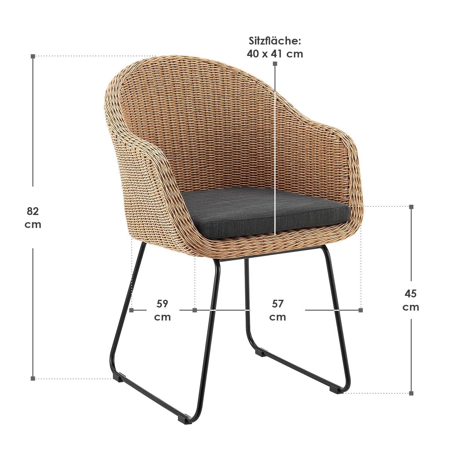 2025 Sillones de ratán Cody