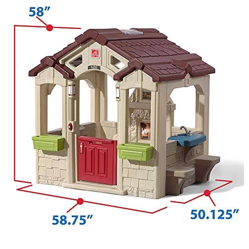 2025 Casa de Juguete Step2 Charming Cottage – Cabaña Infantil de Juegos con Cocina y Chimenea