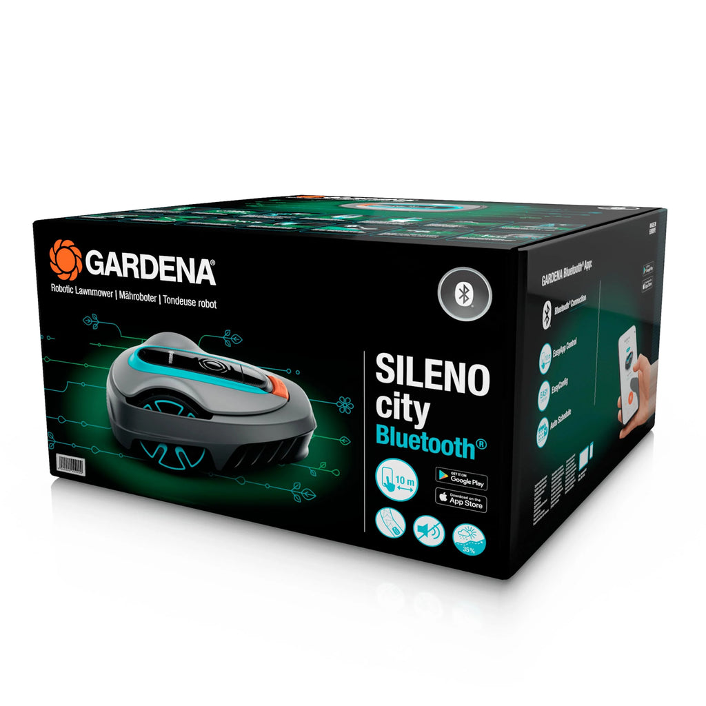 2025 Robot cortacésped Gardena SILENO minimo 350 m²: cortacésped inteligente con conectividad óptima, programable vía la aplicación Gardena Bluetooth (15208-47)