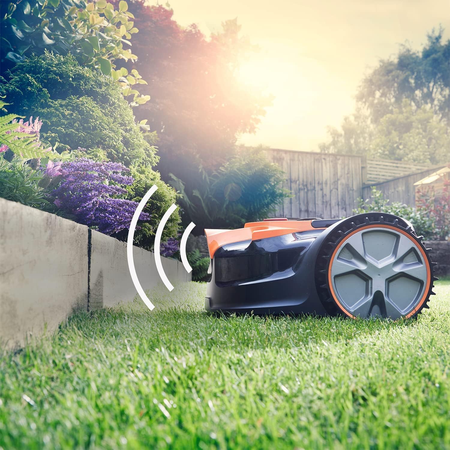 LawnMaster VBRM16 OcuMow™ Robots Electric Lawn Mowers for Gardens of 100 m2 Cut 20-60 mm, Slope 35% with Lithium Ion Battery MX 24V 4.0Ah and Fast Charger
