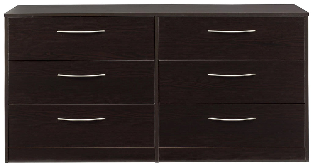 Cómoda Finch – Negra – Seis Cajones