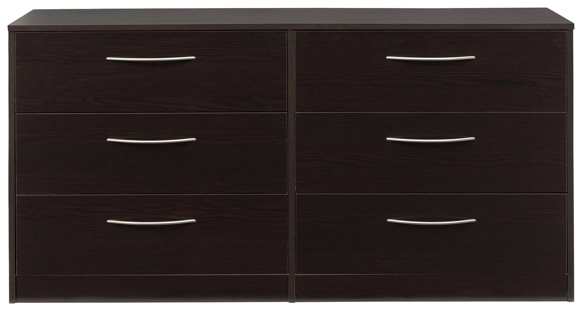 Cómoda Finch – Negra – Seis Cajones