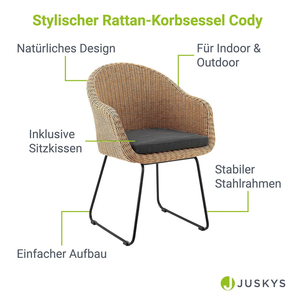2025 Sillones de ratán Cody
