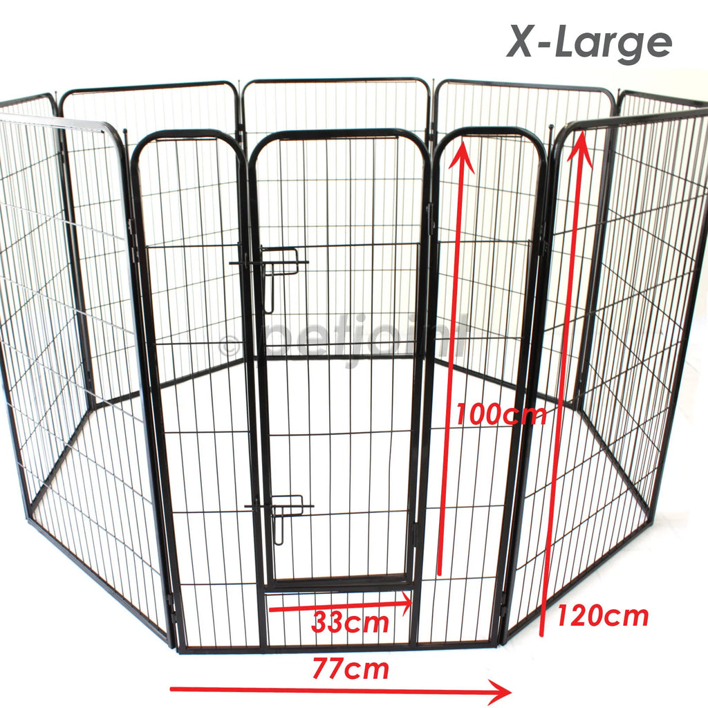 2025 Recinto de juego XL extra grande para mascotas, cerca resistente, 8 paneles/puerta