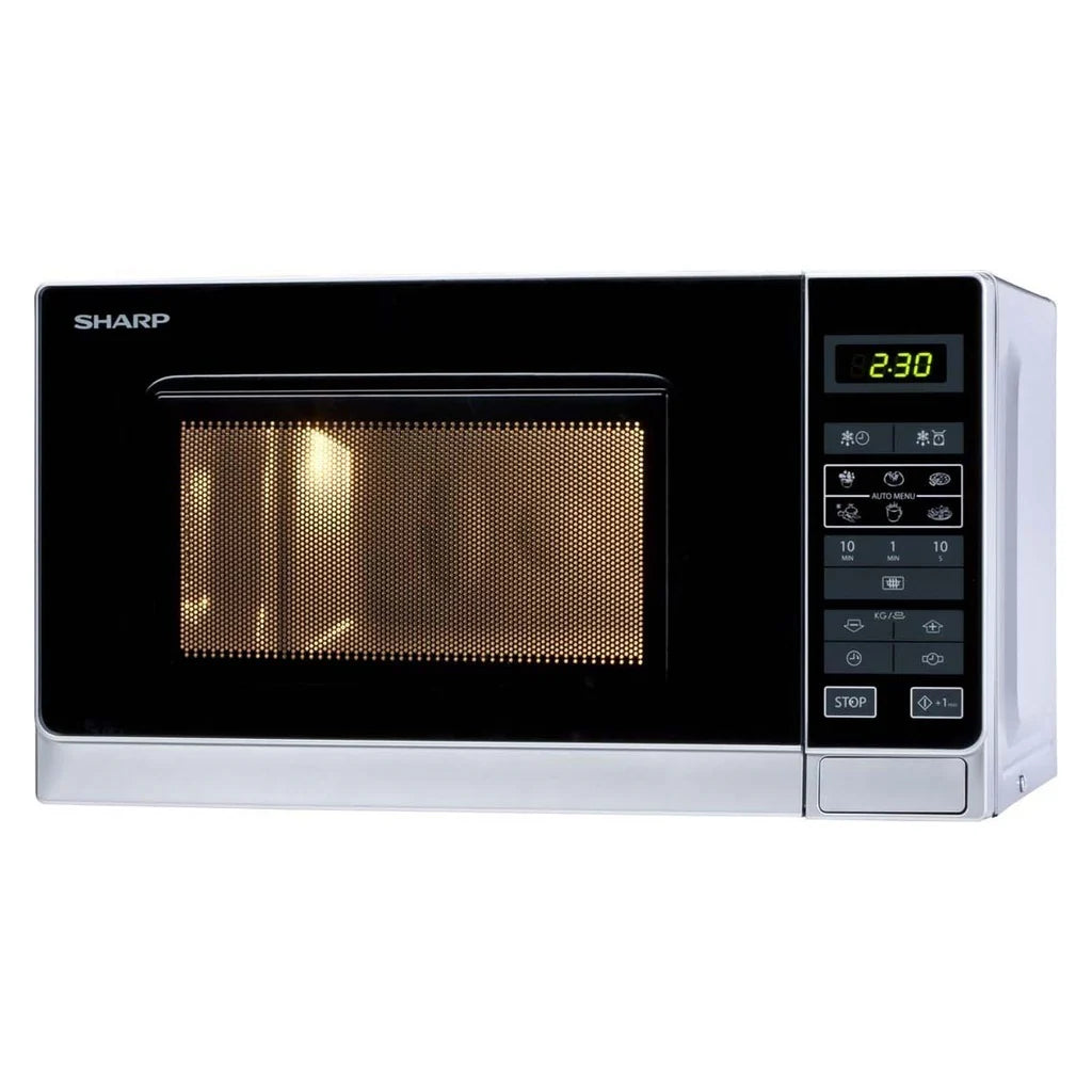 2025 Microondas Sharp R-242 INW 800 W 20 L plateado