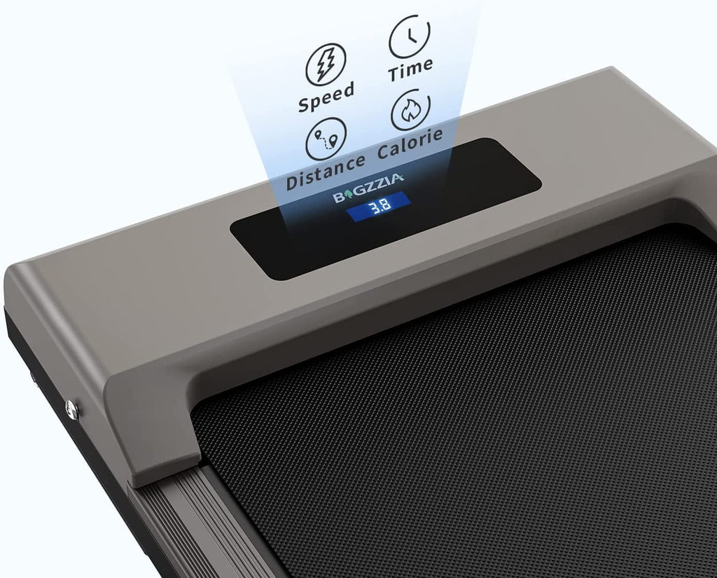 2025 Alfombrilla de caminata Bigzzia Walking Pad bajo el escritorio, caminadora con control remoto y pantalla LCD para teletrabajo, capacidad máxima de 120 kg, rosa