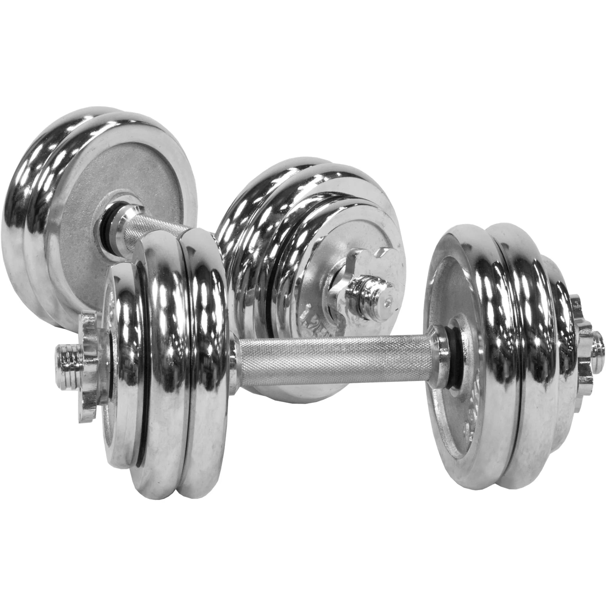 2025 Set de mancuernas cromadas 30 kg