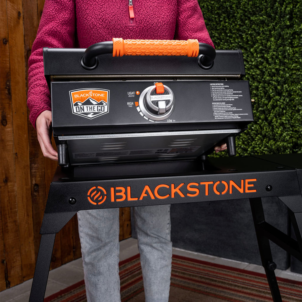 2025 Blackstone Soporte Universal para Plancha con Piernas Ajustables y Estante Lateral