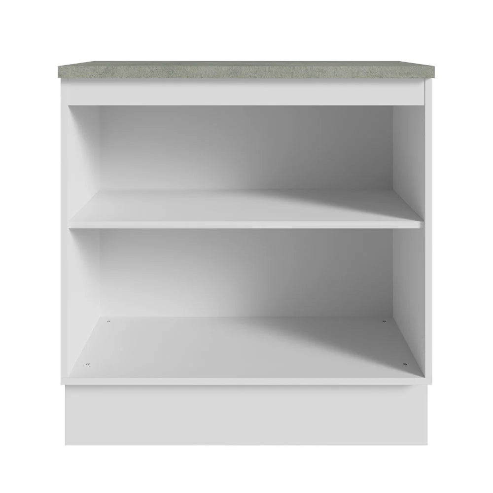 2025 Mueble Para Lavamanos Blanco 80x84cm Individual Sin Lavamanos Y Sin Cajones