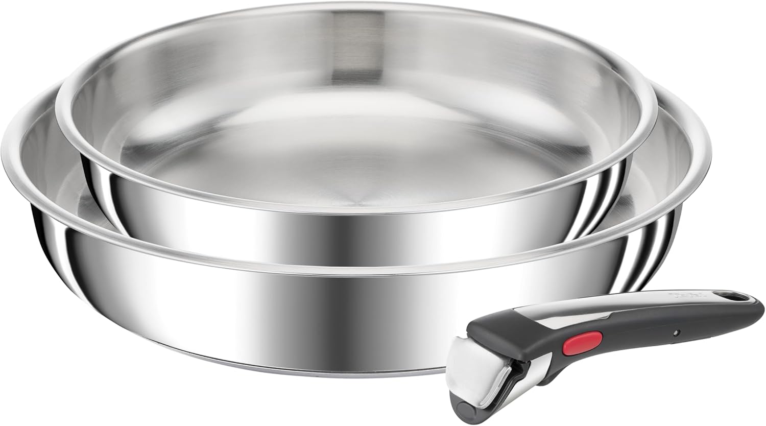Tefal Ingenio Preference On Set of 2 Frying Pans 24/28 cm + 2 Saucepans 16/20 cm + 24 cm Pot + 26 cm Wok + 2 Removable Handles + 5 Accessories | Induction Safe, Non-Stick, PFOA Free
