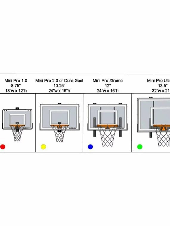 2025 Mini canasta de baloncesto mural – Mini Pro Xtreme