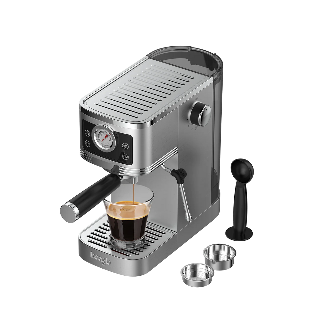 2025 Máquina de espresso Iceagle CM1660B con vaporera – 1350 W