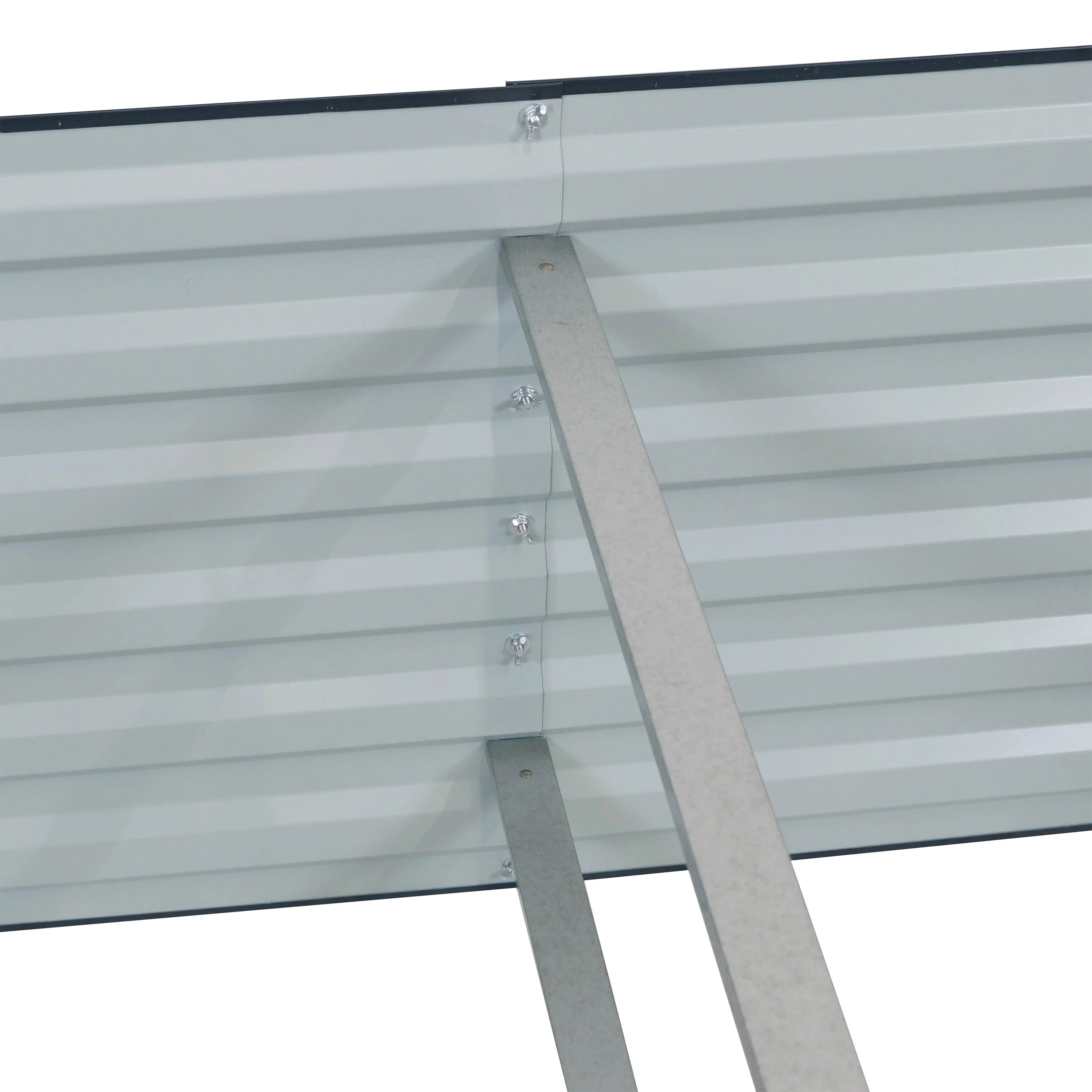 2025 Cama Elevada Rectangular para Jardín Sunnydaze de Acero Galvalume - 180 cm