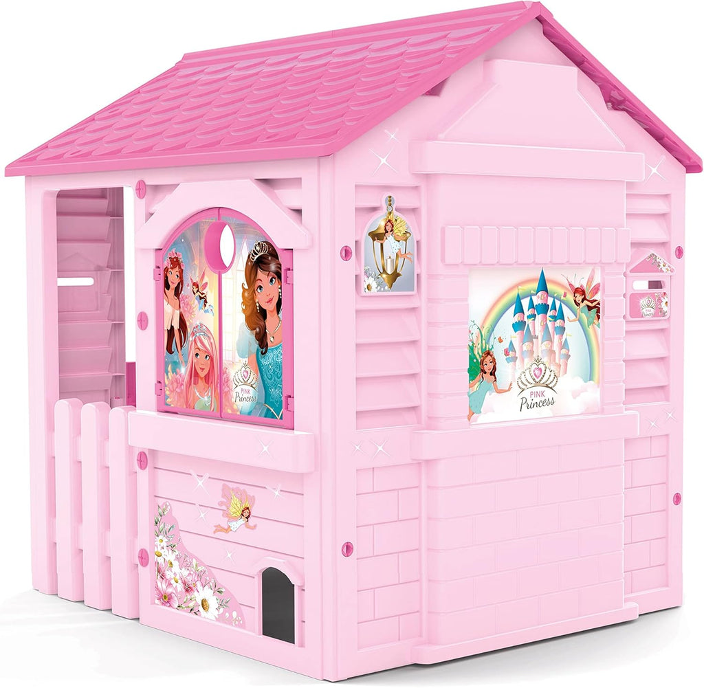 Chicos - Country Cottage Children's Outdoor and Indoor Cottage, Made of Durable and Durable Plastic, White, Unique, Measures 84 x 103 x 104 cm (89607)