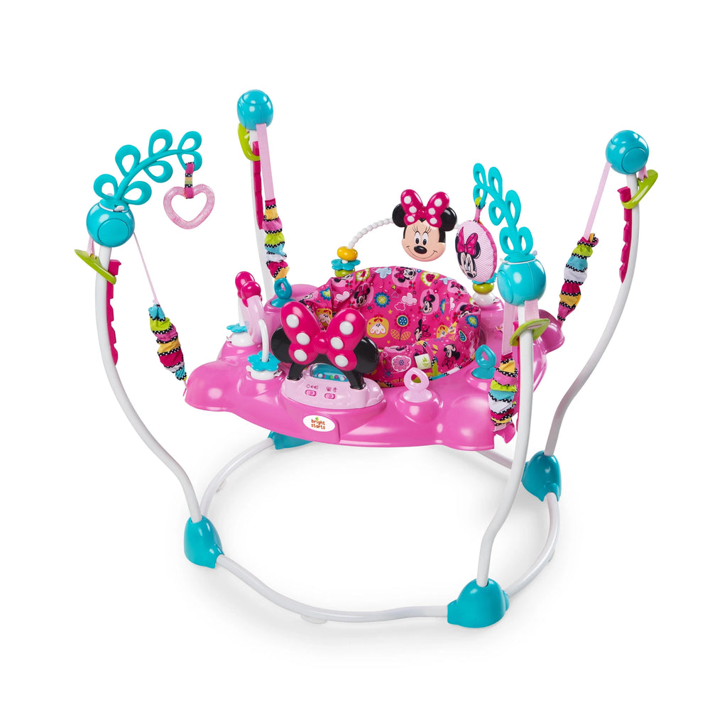 2025 Bright Starts Disney Baby Minnie Mouse PeekABoo transat d’activité avec lumières et musique, dès 6 mois