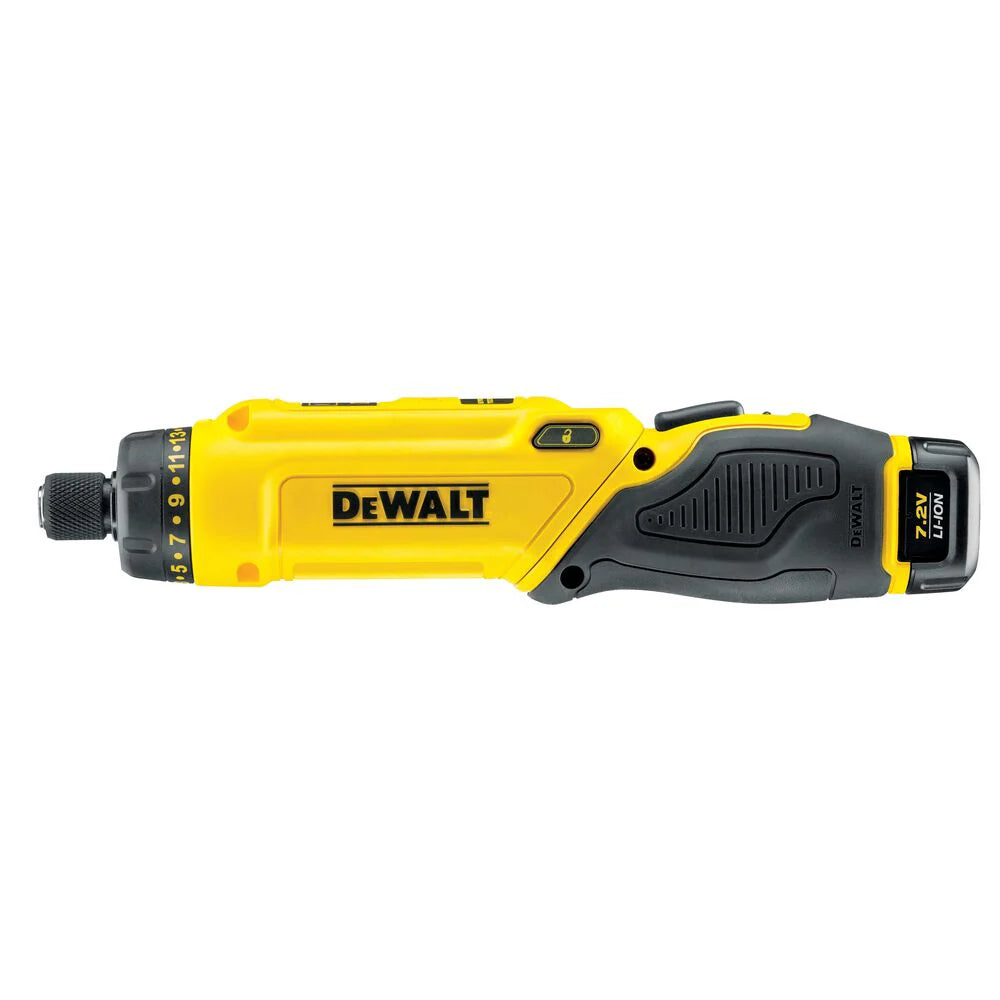 2025 Atornillador articulado sin cable 7,2V / 2x1,0Ah 1/4" hex. – DeWALT DCF680G2-QW